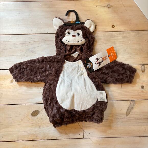 Hyde and Eek Boutique NWT Infant Monkey Halloween Costume Size 6-12 Months - Picture 3 of 9
